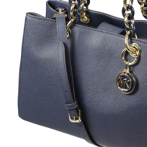 michael kors navy blue purse|michael kors blue handbags clearance.